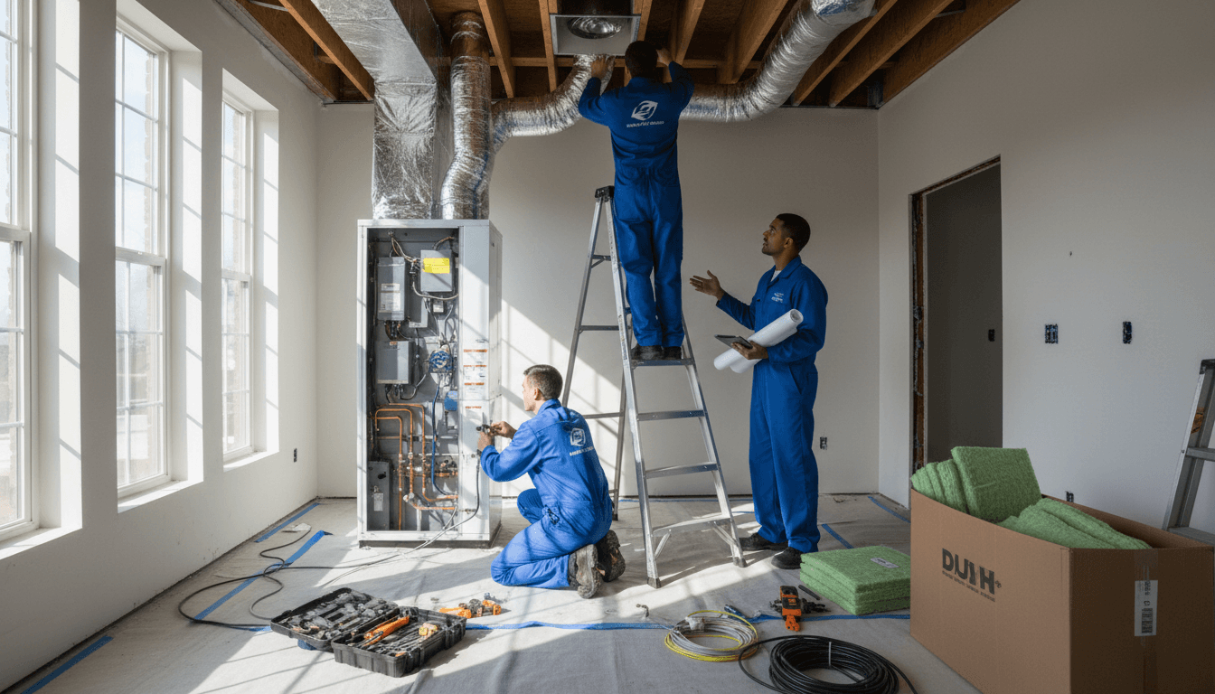 HVAC construction support